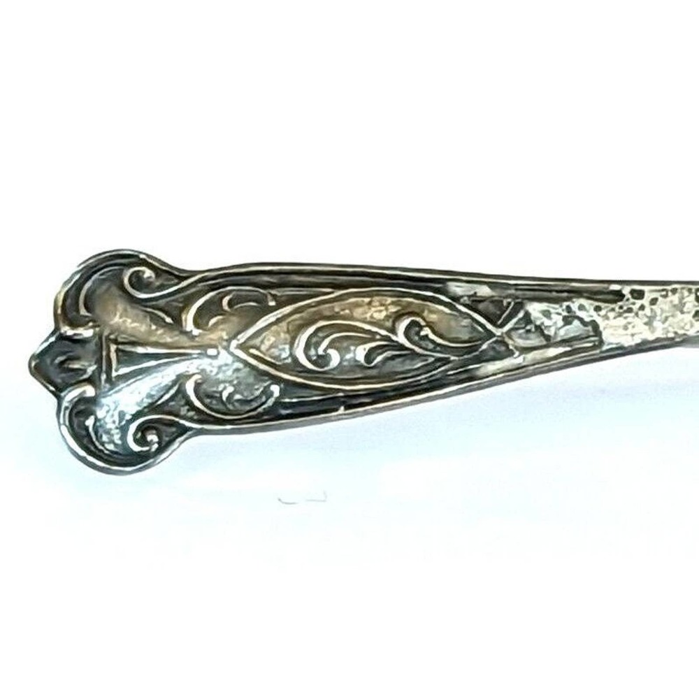 Sterling Silver Salt Spoon Brooch Signed BMCO Sterling - Picture 5 of 6